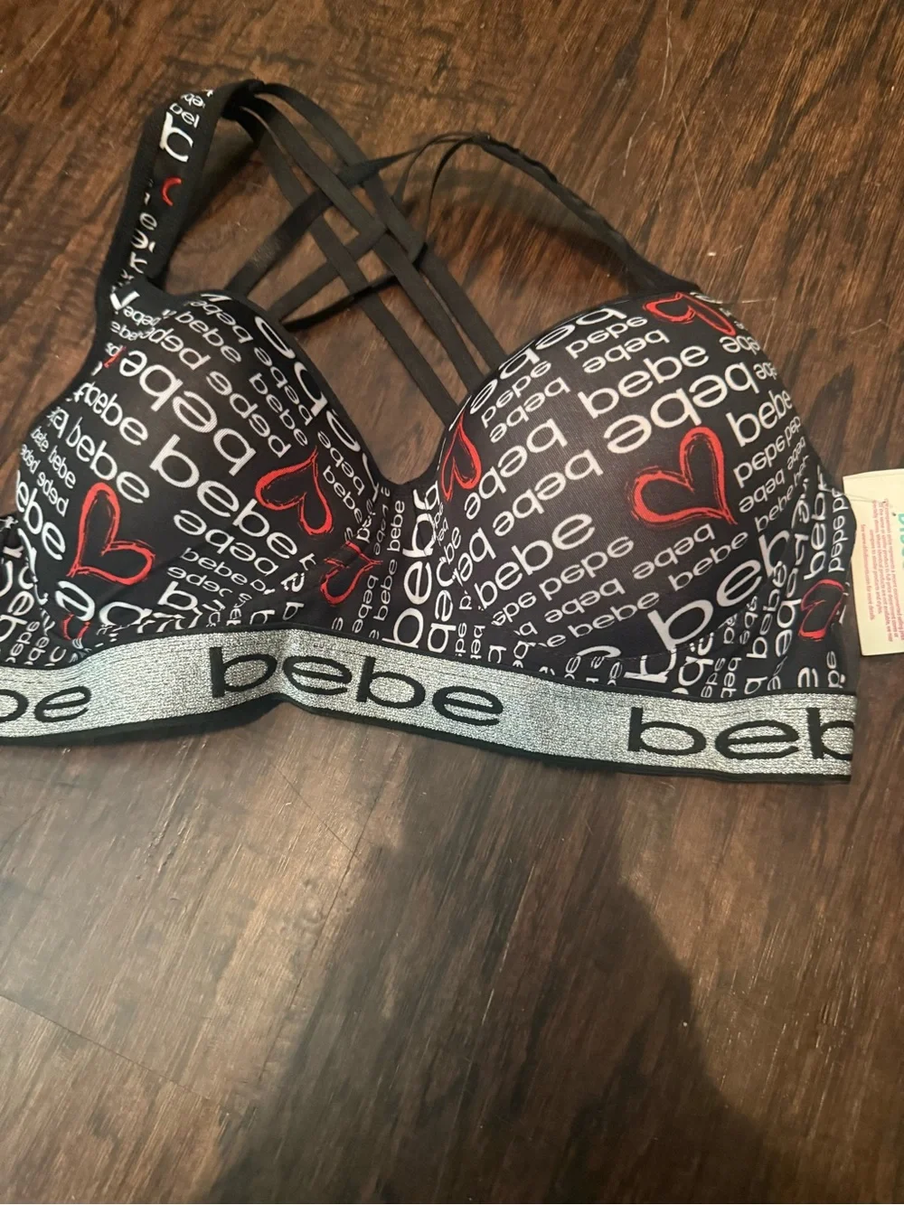 bebe logo print